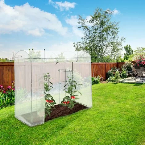 Relaxdays Serre De Jardin XL Serres à Tomates Avec Toit Rond Grande Serre Avec Porte H X L X P 170 X 200 X 82 Cm, Vert 3 Relaxdays Serre De Jardin XL Serres à Tomates Avec Toit Rond Grande Serre Avec Porte H X L X P 170 X 200 X 82 Cm, Vert – Image 3