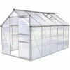 HABITAT ET JARDIN Serre Jardin Polycarbonate "Hortensia" - 6m² - Transparent.