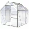 HABITAT ET JARDIN Serre Jardin Polycarbonate "Hortensia" - 3,65m² - Transparent.