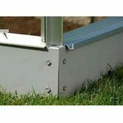 LAMS Serre Mélissa IDA 7800 De 7,20 M² , Couleur Aluminium - Aluminium -Serre de jardin Boutique 11120968 3