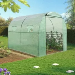 IDMARKET Serre Tunnel De Jardin 4 Saisons 6M² Verte Gamme Maraîchère ROMA 2x3M - Vert 7 IDMARKET Serre Tunnel De Jardin 4 Saisons 6M² Verte Gamme Maraîchère ROMA 2x3M - Vert -Serre de jardin Boutique 11311711 3
