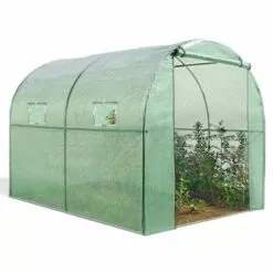 IDMARKET Serre Tunnel De Jardin 4 Saisons 6M² Verte Gamme Maraîchère ROMA 2x3M - Vert 9 IDMARKET Serre Tunnel De Jardin 4 Saisons 6M² Verte Gamme Maraîchère ROMA 2x3M - Vert -Serre de jardin Boutique 11311711 5
