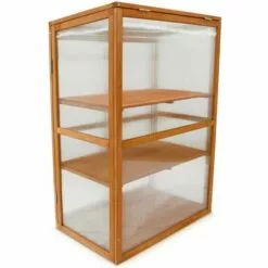 HECHT Serre En Bois Jardin Châssis 3 étagères Modèle : Printemps 76x47x110,5cm -Serre de jardin Boutique 11499499 3