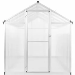 VidaXL Serre Aluminium 421x190x195 Cm 15,6 M³ - Transparent -Serre de jardin Boutique 11742106 2