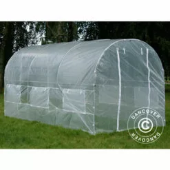 DANCOVER Serre Tunnel 2x4,5x2m, 9m², Transparent - Transparent -Serre de jardin Boutique 12728238 4