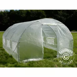 DANCOVER Serre Tunnel 3x4,5x2m, 13,5m², Transparent - Transparent