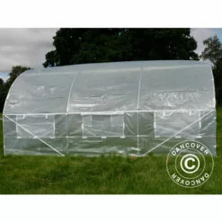 DANCOVER Serre Tunnel 3x4,5x2m, 13,5m², Transparent - Transparent -Serre de jardin Boutique 12728256 3