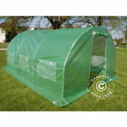 DANCOVER Serre Tunnel 3x4,5x2m, 13,5m², Vert - Vert -Serre de jardin Boutique 12728260 3