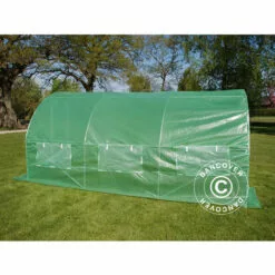 DANCOVER Serre Tunnel 3x4,5x2m, 13,5m², Vert - Vert -Serre de jardin Boutique 12728260 4