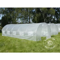 DANCOVER Serre Tunnel 3x8x2m, 24m², Transparent - Transparent