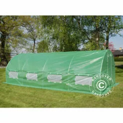 DANCOVER Serre Tunnel 3x8x2m, 24m², Vert - Vert