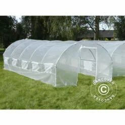DANCOVER Serre Tunnel 4x8x2m, 32m², Transparent - Transparent 8 DANCOVER Serre Tunnel 4x8x2m, 32m², Transparent - Transparent -Serre de jardin Boutique 12728284 4