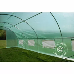 DANCOVER Serre Tunnel 4x8x2m, 32m², Vert - Vert -Serre de jardin Boutique 12728286 4