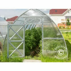 DANCOVER Serre En Polycarbonate, Arrow 5,2m², 2,6x2m, Argent - Argenté -Serre de jardin Boutique 12728337 5