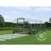 DANCOVER Serre Polycarbonate TITAN Arch 280, 18m², 3x6m, Argent - Argenté