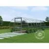 DANCOVER Serre Polycarbonate TITAN Arch 280, 24m², 3x8m, Argent - Argenté
