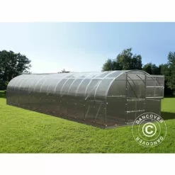 DANCOVER Serre Polycarbonate TITAN Arch 320, 30m², 3x10m, Argent - Argenté 7 DANCOVER Serre Polycarbonate TITAN Arch 320, 30m², 3x10m, Argent - Argenté -Serre de jardin Boutique 12728386 3