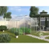 DANCOVER Serre Polycarbonate TITAN Classic 240, 6,6m², 2x3,3m, Argent - Argenté