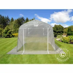 DANCOVER Serre Tunnel, 2,4x3,6x2,4m, PE, 8,6m², Transparent - Transparent