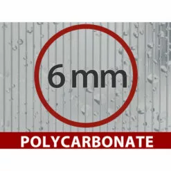 DANCOVER Extension Pour La Serre En Polycarbonate, TITAN Classic 480, 4,7m², 2,35x2m, Argent - Argenté 7 DANCOVER Extension Pour La Serre En Polycarbonate, TITAN Classic 480, 4,7m², 2,35x2m, Argent - Argenté -Serre de jardin Boutique 12978336 3