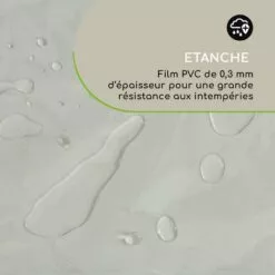 Blumfeldt High Grow Top 200 Toit Pour Potager Surélevé 200 X 115 X 100 Tube D'acier PVC