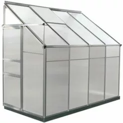 HABITAT ET JARDIN SERRE JARDIN POLYCARBONATE CAMELIA - 3,15 M² - Argenté.
