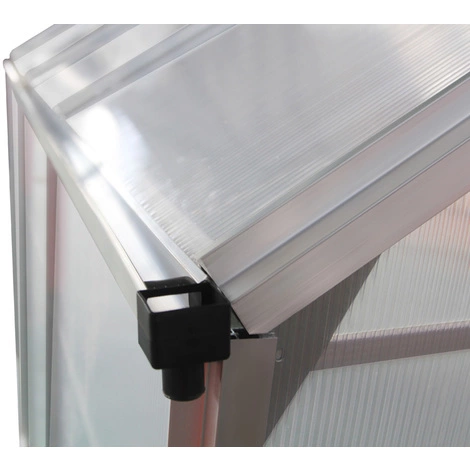 HABITAT ET JARDIN SERRE JARDIN POLYCARBONATE CAMELIA - 3,15 M² - Argenté. 2 HABITAT ET JARDIN SERRE JARDIN POLYCARBONATE CAMELIA - 3,15 M² - Argenté. – Image 2