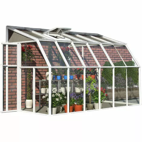 Palram - Canopia | Véranda Sun Room 2X4 Blanche 2 Palram - Canopia | Véranda Sun Room 2X4 Blanche – Image 2