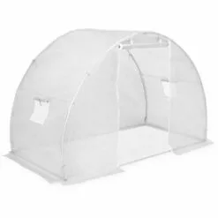 VidaXL Serre 4,5 M² 300x150x200 Cm - Blanc -Serre de jardin Boutique 14833466 3