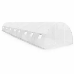 VidaXL Serre 36 M² 1200x300x200 Cm - Blanc -Serre de jardin Boutique 14984527 3