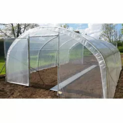 ATOUT LOISIR Serre Tunnel PRO-400 Larg 4 M , L 4 M, Façade 1 Porte Simple Et 1 Façade Pleine -Serre de jardin Boutique 15011876 3