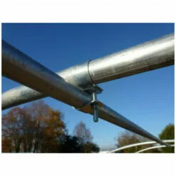 ATOUT LOISIR Serre Tunnel PRO-400 Larg 4 M , L 4 M, Façade 1 Porte Simple Et 1 Façade Pleine -Serre de jardin Boutique 15011876 5