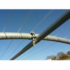 ATOUT LOISIR Serre Tunnel PRO-450 Larg 4.50 M, L 4 M, Façade 1 Porte Simple Et 1 Façade Pleine -Serre de jardin Boutique 15011886 3