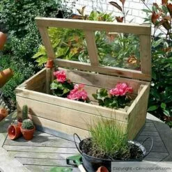 CÉMONJARDIN Serre En Bois Modèle Rimini