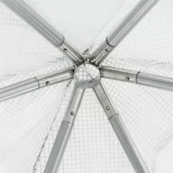 Waldbeck Greenshelter M Serre D'hivernage 240x200cm Tubes D'acier Ø25mm PVC Armé -Serre de jardin Boutique 15285311 5