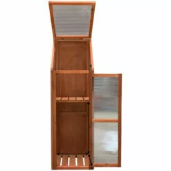 Serre De Jardin Gardiun Wooden III 41x35x132 Cm En Bois Et Polycarbonate -Serre de jardin Boutique 15884325 3
