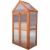 Serre De Jardin Gardiun Wooden IV 41x70x132 Cm En Bois Et Polycarbonate