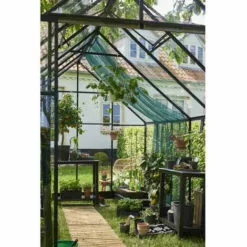 HALLS Serre En Verre Trempé Qube+ 812 - 9.90 M², Base Sans Base -Serre de jardin Boutique 16284559 3