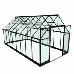 HALLS Serre En Verre Trempé Qube+ 816 - 13 M², Base Sans Base 8 HALLS Serre En Verre Trempé Qube+ 816 - 13 M², Base Sans Base -Serre de jardin Boutique 16284561 4