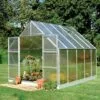 HALLS Serre Polycarbonate Magnum 108 - 8.30 M², Couleur Silver, Base Sans Base - Silver