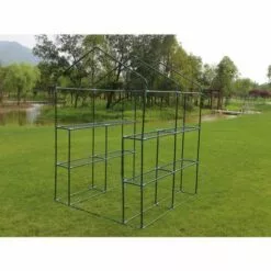 HABITAT ET JARDIN SERRE TOMATE PETUNIA- 2.04M² - 1.43 X 1.43 X 1.95 - Vert. -Serre de jardin Boutique 164993 3