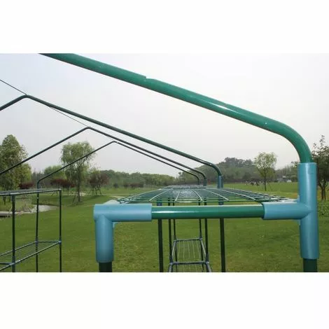 HABITAT ET JARDIN SERRE TOMATE PETUNIA- 4.4M² - 2.5 X 1.7 X 2.1 M - Vert. 4 HABITAT ET JARDIN SERRE TOMATE PETUNIA- 4.4M² - 2.5 X 1.7 X 2.1 M - Vert. – Image 4