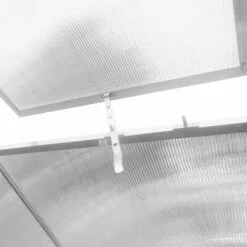 GARDIUN Serre De Jardin En Polycarbonate/Aluminium Lunada - 4,82 M² 249x193x190 Cm Avec Base 4 Modules -Serre de jardin Boutique 17270117 5