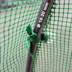 WILTEC Serre De Jardin Tunnel 300×200x200cm Châssis Avec Glissière Fermeture Éclair Et Fenêtres Platebande -Serre de jardin Boutique 17465944 4