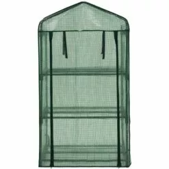 VidaXL Mini-serre à 3 Niveaux 69x49x125 Cm - Vert -Serre de jardin Boutique 17557174 4