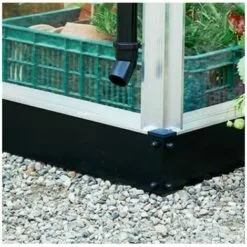 JULIANA Serre En Verre Trempé Orangerie 15.2 M², Couleur Anthracite, Base Sans Base - Anthracite 8 JULIANA Serre En Verre Trempé Orangerie 15.2 M², Couleur Anthracite, Base Sans Base - Anthracite -Serre de jardin Boutique 17859341 4