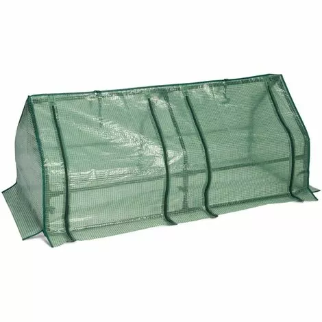 IDMARKET Serre Châssis De Jardin Spéciale Forçage L.120 CM Verte 2 IDMARKET Serre Châssis De Jardin Spéciale Forçage L.120 CM Verte – Image 2