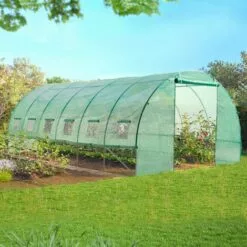IDMARKET Serre Tunnel De Jardin 4 Saisons 18m² Verte Gamme Maraîchère CRIMÉE 6x3M - Vert 7 IDMARKET Serre Tunnel De Jardin 4 Saisons 18m² Verte Gamme Maraîchère CRIMÉE 6x3M - Vert -Serre de jardin Boutique 18263439 3
