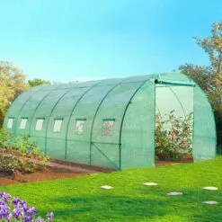 IDMARKET Serre Tunnel De Jardin 4 Saisons 18m² Verte Gamme Maraîchère CRIMÉE 6x3M - Vert 9 IDMARKET Serre Tunnel De Jardin 4 Saisons 18m² Verte Gamme Maraîchère CRIMÉE 6x3M - Vert -Serre de jardin Boutique 18263439 5