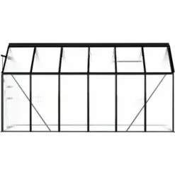 VidaXL Serre Anthracite Aluminium 7,03 M² - Anthracite -Serre de jardin Boutique 18800277 4